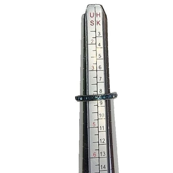 LEGI 925 sterling silver eternity band ring‎ size 4 - Picture 9 of 15